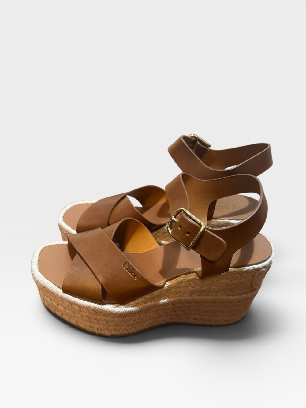 NEW! Chloé Isla Platform Espadrille Sandal US 9 - Picture 5 of 8